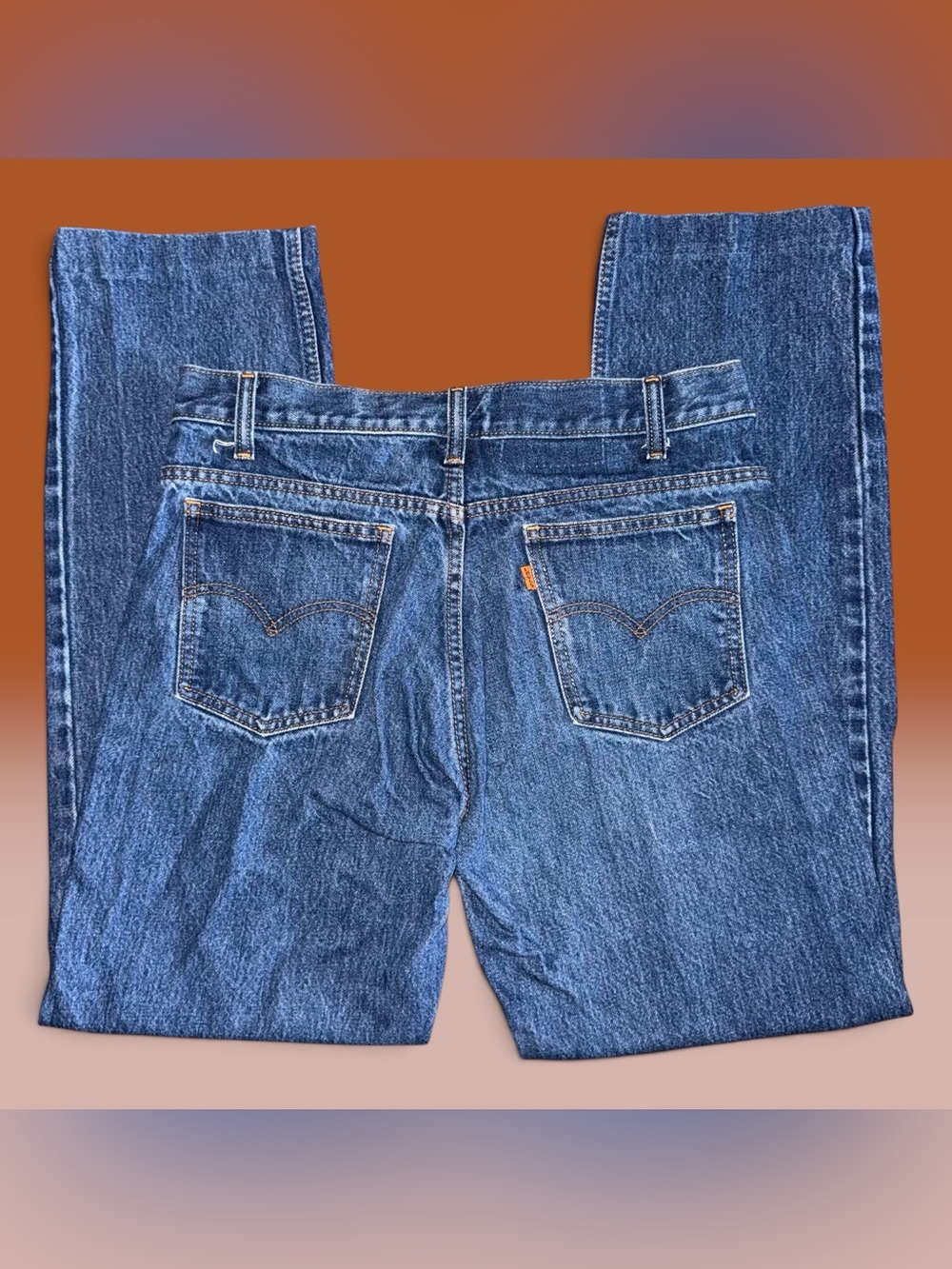 Vintage Levi’s Orange Tab Women’s High Rise Medium Wash Straight Leg Jeans